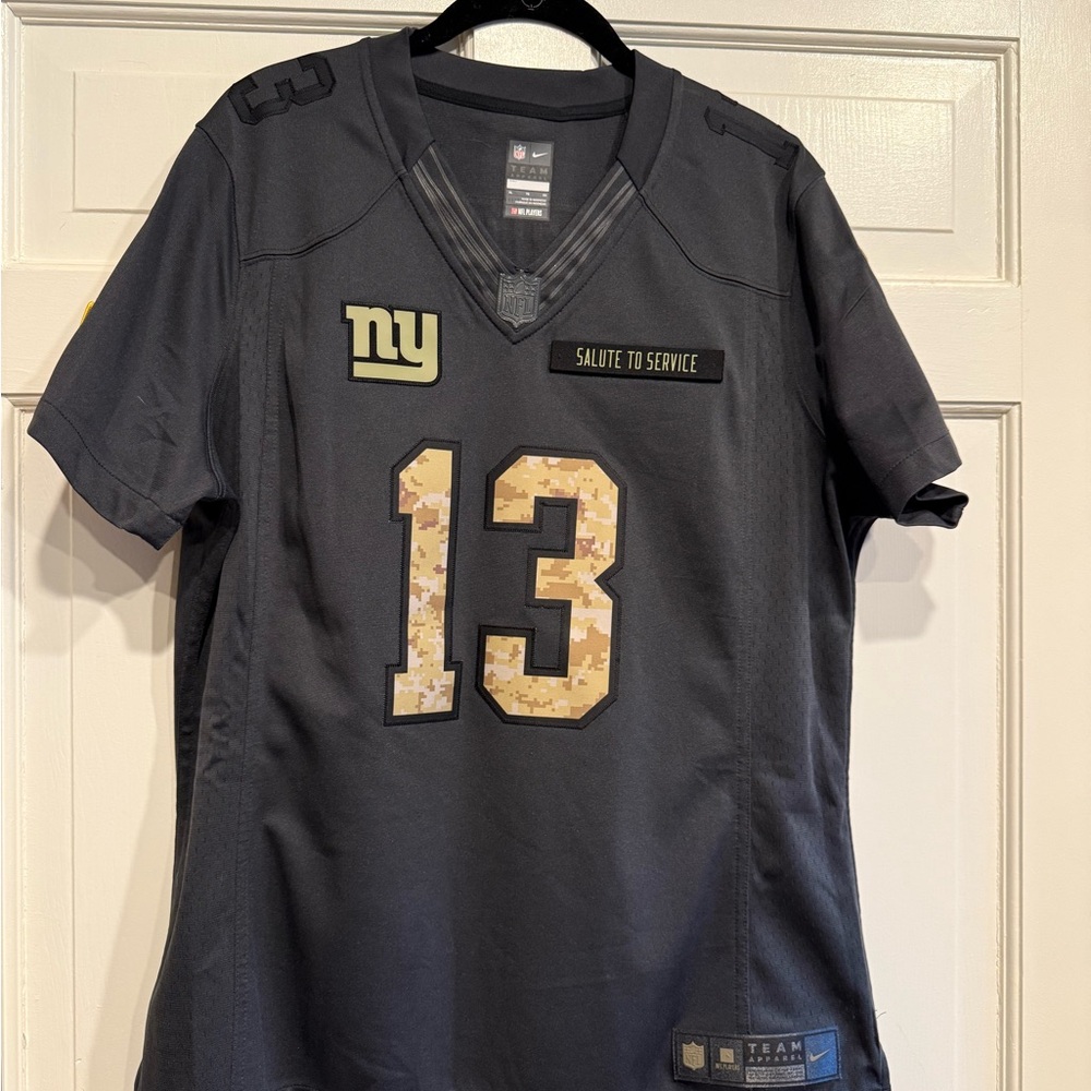 Nike Charcoal Gray New York Giants Woman's  Salute to Service Jersey